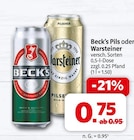 Aktuelles Pils Angebot bei Markant Nordwest in Bad Salzuflen ab 0,75 €
