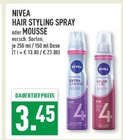HAIR STYLING SPRAY im Angebot bei Marktkauf in Frechen HAIR STYLING SPRAY Angebote von NIVEA bei Marktkauf Frechen für 3,45 €