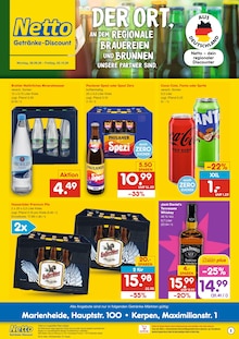 Aktueller Netto Marken-Discount Prospekt (Marienheide) Netto Marken-Discount Prospekt "DER ORT, AN DEM DU IMMER AUSGEZEICHNETE PREISE FINDEST." mit Seiten (Marienheide)
