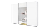 KULMBACH - Schwebetürenschrank weiß 271 cm Spiegel - rauch Angebote bei Die Möbelfundgrube St. Ingbert für 599,99 €