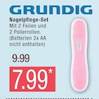 Nagelpflege-Set von Grundig im aktuellen Marktkauf Prospekt für 7,99 €