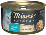 Huhn & Thunfisch pur in Sauce im Angebot bei Fressnapf in Mülheim Huhn & Thunfisch pur in Sauce Angebote von Miamor bei Fressnapf Mülheim für 0,89 €
