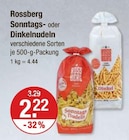 Sonntags- oder Dinkelnudeln von Rossberg im aktuellen V-Markt Prospekt für 2,22 €