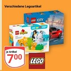 Verschiedene Legoartikel im Angebot bei GLOBUS in Weinheim Verschiedene Legoartikel Angebote von LEGO bei GLOBUS Weinheim für 7,00 €