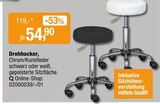 Drehhocker im Angebot bei Opti-Wohnwelt in Eisenach Drehhocker Angebote bei Opti-Wohnwelt Eisenach für 54,90 €