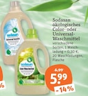 Waschmittel im tegut Prospekt ökologisches Color- oder Universal-Waschmittel von Sodasan im aktuellen tegut Prospekt für 5,99 €
