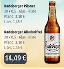 Pilsner im Angebot bei GetränkeLand Mayer in Freital Pilsner Angebote von Radeberger bei GetränkeLand Mayer Freital für 14,49 €