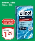 WC-Tabs im Angebot bei GLOBUS in Bensheim WC-Tabs Angebote von clino! bei GLOBUS Bensheim für 1,29 €