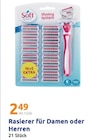 Rasierer für Damen oder Herren im Angebot bei Action in Passau Rasierer für Damen oder Herren Angebote bei Action Passau für 2,49 €