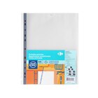 Lot de 50 pochettes perforées - CARREFOUR dans le catalogue Carrefour
