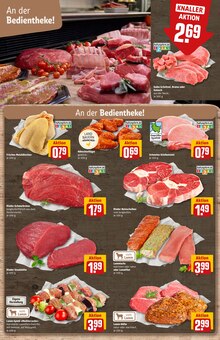 Steak im aktuellen REWE Prospekt (Kiel) Steak im REWE Prospekt "Dein Markt" mit 42 Seiten (Kiel)