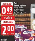 Sahne Joghurt Angebote von Zott bei EDEKA Hückelhoven für 0,49 €