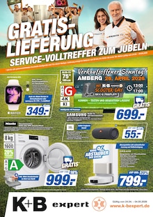 Fernseher im expert Prospekt "Top Angebote" mit 8 Seiten (Amberg)