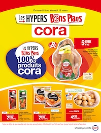 Catalogue Supermarchés Cora en cours à Sannois et alentours, Les HYPERS Bons Plans 100 % produits Cora, 16 pages, 05/03/2024 - 16/03/2024