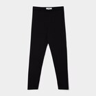 Legging long coton taille élastiquée noir fille - LH en promo chez La Halle Legging long coton taille élastiquée noir fille - LH dans le catalogue La Halle