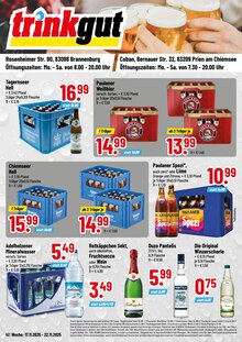Trinkgut Brannenburg Prospekt der aktuellen Woche, gültig von 17.11.2025 bis 22.11.2025 Aktueller Trinkgut Brannenburg Prospekt "Aktuelle Angebote" mit 4 Seiten