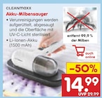 Akku-Milbensauger Angebote von CLEANmaxx bei Netto Marken-Discount Bremerhaven für 14,99 €