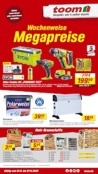 Aktueller toom Baumarkt Prospekt "Respekt, wer's selber macht." Seite 1 von 16 Seiten