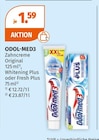 Zahncreme Original von Odol-Med 3 für 1,59 € bei Müller im Angebot Zahncreme Original von Odol-Med 3 im aktuellen Müller Prospekt