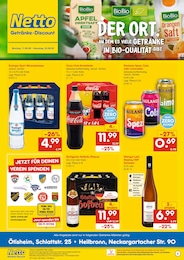 Netto Marken-Discount Prospekt für Heilbronn mit 2 Seiten Netto Marken-Discount Prospekt für Heilbronn: "DER ORT, AN DEM DU IMMER AUSGEZEICHNETE PREISE FINDEST.", 2 Seiten, 17.08.2026 - 22.08.2026