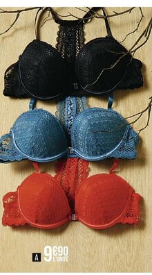 Soutien-gorge - Géant Casino à Levallois-Perret Soutien-gorge en promo chez Géant Casino Levallois-Perret à 9,90 €