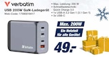 USB 200W GaN-Ladegerät Angebote von Verbatim bei expert Cottbus für 49,00 €