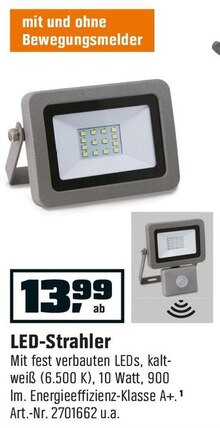 OBI Glinde - LED-Strahler LED-Strahler Angebot bei OBI Glinde im Prospekt "JEDER RAUM EIN HINGUCKER"