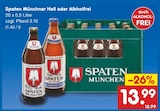 Hell Angebote von Spaten München bei Netto Marken-Discount Schwerin für 13,99 €