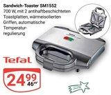 Sandwich-Toaster SM1552 im Angebot bei GLOBUS in Castrop-Rauxel Sandwich-Toaster SM1552 Angebote von Tefal bei GLOBUS Castrop-Rauxel für 24,99 €