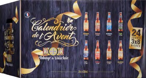 Calendrier de l'avent bières : la boite de 24 bières à Prix Carrefour