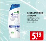 head & shoulders Shampoo Angebote bei famila Nordost Neumünster für 5,19 €