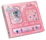 Coffret papeterie scintillant (carnet secret + règle à paillettes) (Preciosa) - Fleurus dans le catalogue Fnac