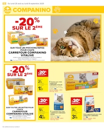 Offre Litière agglomérante chat dans le catalogue Carrefour du moment à la page 54