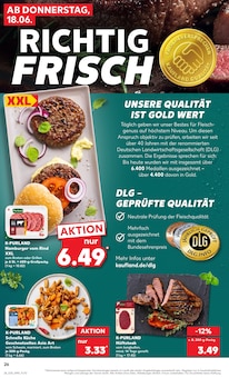 Steak im aktuellen Kaufland Prospekt (Duisburg) Steak im Kaufland Prospekt "Hier bin ich richtig" mit 56 Seiten (Duisburg)