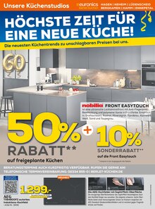 Küchenmöbel im EURONICS Berlet Prospekt "RUBBELLOS GEWINNSPIEL" mit 12 Seiten (Dortmund)
