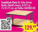 Couchtisch Paris II, im Angebot bei SB Möbel Boss in Mühlhausen Couchtisch Paris II, Angebote bei SB Möbel Boss Mühlhausen für 129,99 €