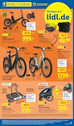 Fahrradanhänger Angebot im aktuellen Lidl Prospekt auf Seite 55