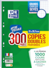 300 COPIES DOUBLES PERFORÉES OXFORD - OXFORD - Auchan Hypermarché à Romans-sur-Isère 300 COPIES DOUBLES PERFORÉES OXFORD - OXFORD en promo chez Auchan Hypermarché Romans-sur-Isère à 1,94 €