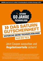 Saturn Prospekt für Fürth mit 32 Seiten Saturn Prospekt für Fürth: "DAS SATURN GUTSCHEINHEFT", 32 Seiten, 04.05.2021 - 18.05.2021