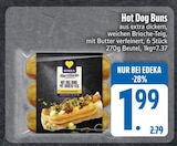 Hot Dog Buns im EDEKA Prospekt Hot Dog Buns von EDEKA im aktuellen EDEKA Prospekt für 1,99 €