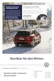 Volkswagen Prospekt: "Startklar für den Winter", 1 Seite, 01.01.2026 - 28.02.2026