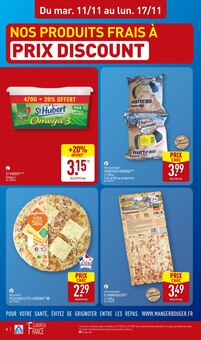 Promotion Traiteur Alimentation dans le prospectus Aldi, valable du 11/11/2025 au 17/11/2025 Promo Traiteur Alimentation dans le catalogue Aldi du moment à la page 8