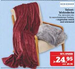 Velvet-Wohndecke Angebote von SCHIESSER bei Marktkauf Nürnberg für 24,95 €