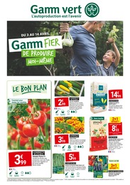 Prospectus Gamm vert à Épinal "Gamm Fier de produire moi-même", 6 pages, 03/04/2024 - 14/04/2024