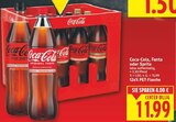 Coca-Cola, Fanta oder Sprite bei E center im Prospekt "" für 11,99 €