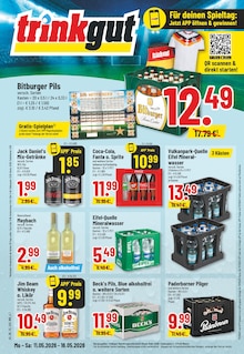 Jack Daniels im aktuellen Trinkgut Prospekt (Koblenz) Jack Daniels im Trinkgut Prospekt "Aktuelle Angebote" mit 10 Seiten (Koblenz)