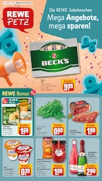 REWE Prospekt: "Dein Markt", 34 Seiten, 29.09.2025 - 04.10.2025