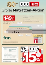 XXXLutz Möbelhäuser Matratze im Prospekt 