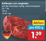 Aktuelle Braten Angebote bei Netto Marken-Discount in Hamburg Aktuelles Saftbraten vom Jungbullen Angebot bei Netto Marken-Discount in Hamburg ab 1,39 €