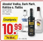 Aktuelles Absolut Vodka, Dark Mark, Kahlúa oder Malibu Angebot bei Trinkgut in Koblenz ab 10,99 €